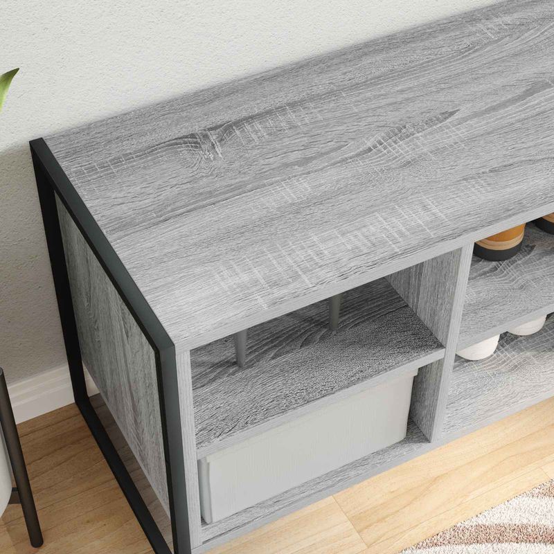 Casa si Gradina - Mobilier - Organizare si depozitare - Organizator incaltaminte - Dulap pentru pantofi Gri Sonoma 60 x 35 x 44 cm Lemn compozit - Infinity.ro