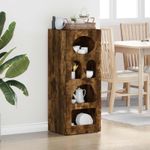 Casa si Gradina - Mobilier - Comode si corpuri - Comode - Bufet Stejar fumuriu 40 x 35 x 100,5 cm Lemn compozit - Infinity.ro