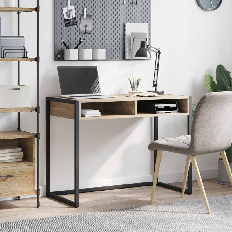 Casa si Gradina - Mobilier - Mese si birouri - Birouri - Birou cu depozitare Sonoma 100 x 50 x 75 cm Lemn compozit - Infinity.ro