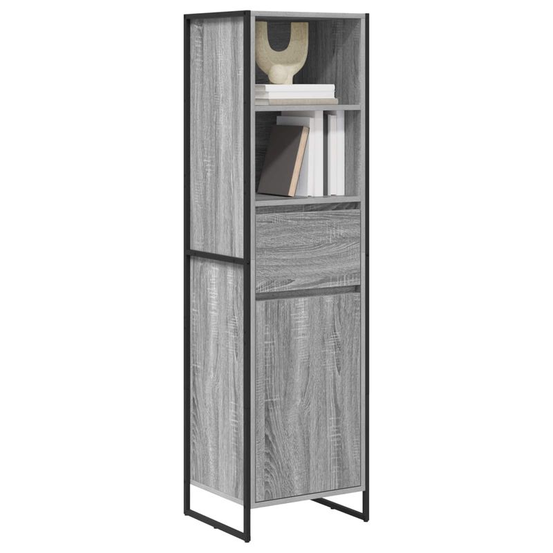 Casa si Gradina - Mobilier - Comode si corpuri - Comode - Dulap pentru carti Gri Sonoma 43 x 36 x 150.5 cm Lemn compozit - Infinity.ro