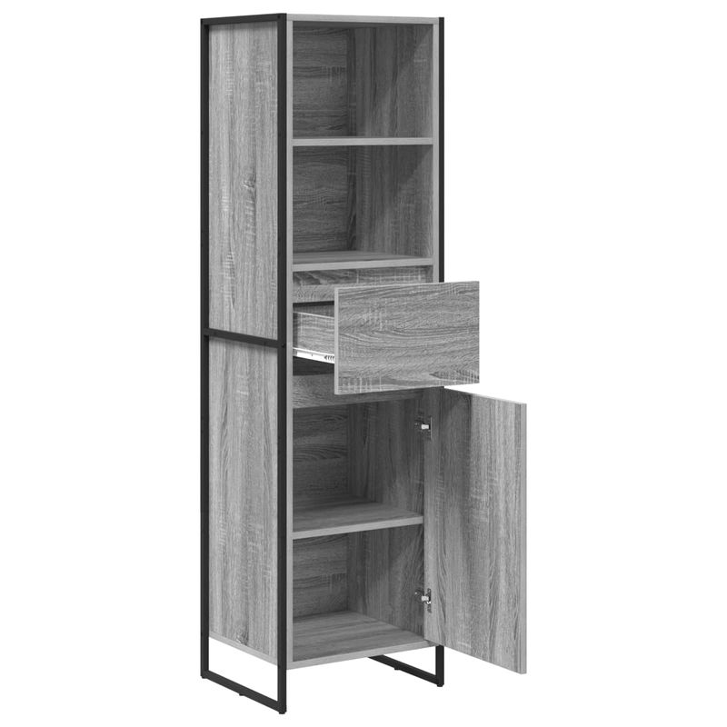 Casa si Gradina - Mobilier - Comode si corpuri - Comode - Dulap pentru carti Gri Sonoma 43 x 36 x 150.5 cm Lemn compozit - Infinity.ro
