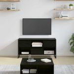 Casa si Gradina - Mobilier - Comode si corpuri - Comode - Cabinet TV Stejar Negru 100 x 36 x 49,5 cm Lemn compozit - Infinity.ro