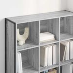 Casa si Gradina - Mobilier - Biblioteci si rafturi - Biblioteci - Dulap pentru carti Gri Sonoma 99.5 x 30 x 108.5 cm - Infinity.ro