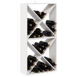 Casa si Gradina - Mobilier - Biblioteci si rafturi - Rafturi - Raft pentru vin 2 pcs Alb 62 x 25 x 62 cm Lemn de pin masiv - Infinity.ro