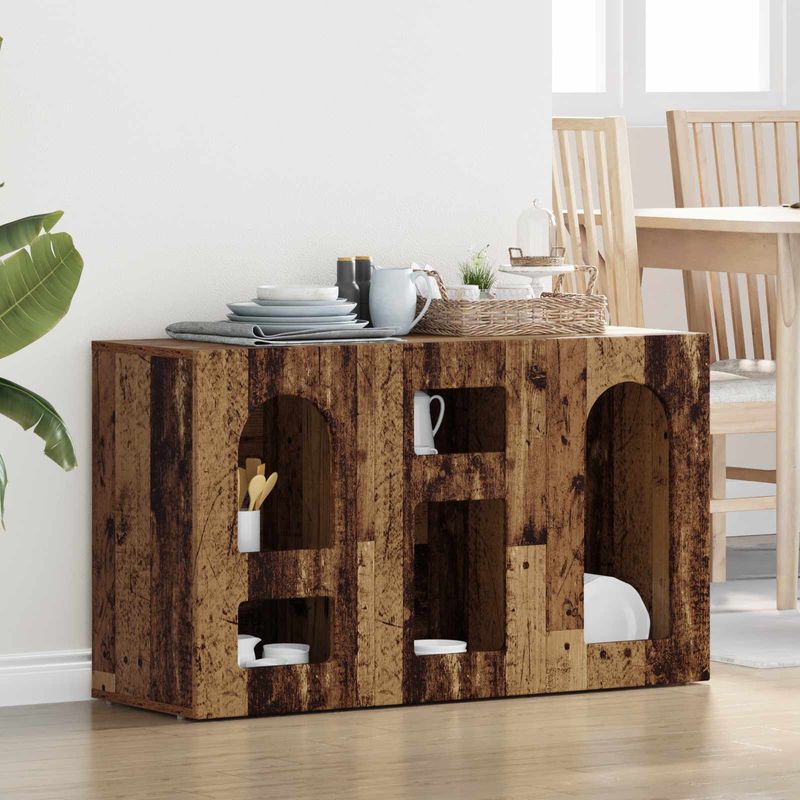 Casa si Gradina - Mobilier - Comode si corpuri - Comode - Bufet Lemn vechi 100 x 35 x 59 cm Lemn compozit - Infinity.ro