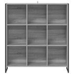 Casa si Gradina - Mobilier - Biblioteci si rafturi - Biblioteci - Dulap pentru carti Gri Sonoma 99.5 x 30 x 108.5 cm - Infinity.ro