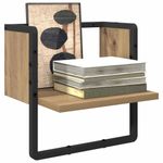 Casa si Gradina - Mobilier - Biblioteci si rafturi - Rafturi - Raft de perete Stejar artizanal 30 x 25 x 30 cm Lemn compozit - Infinity.ro