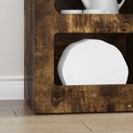 Casa si Gradina - Mobilier - Comode si corpuri - Comode - Bufet Stejar fumuriu 40 x 35 x 100,5 cm Lemn compozit - Infinity.ro