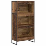 Casa si Gradina - Mobilier - Biblioteci si rafturi - Biblioteci - Dulap pentru carti Lemn Vechi 80 x 30 x 155 cm Lemn compozit - Infinity.ro