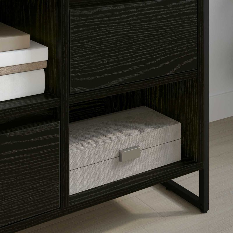 Casa si Gradina - Mobilier - Comode si corpuri - Comode - Cabinet TV Stejar Negru 100 x 36 x 49,5 cm Lemn compozit - Infinity.ro