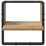 Casa si Gradina - Mobilier - Biblioteci si rafturi - Rafturi - Raft de perete Stejar artizanal 30 x 25 x 30 cm Lemn compozit - Infinity.ro