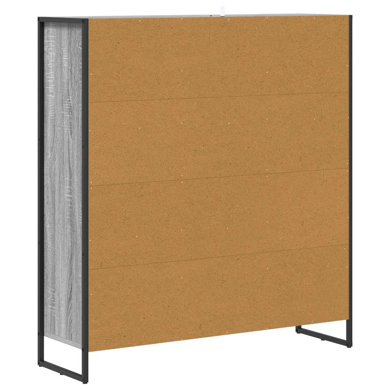 Casa si Gradina - Mobilier - Biblioteci si rafturi - Biblioteci - Dulap pentru carti Gri Sonoma 99.5 x 30 x 108.5 cm - Infinity.ro