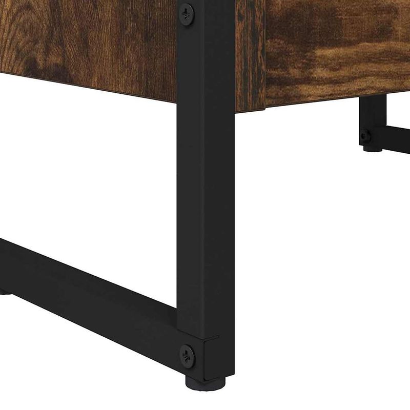 Casa si Gradina - Mobilier - Biblioteci si rafturi - Biblioteci - Dulap pentru carti Stejar fumuriu 80 x 30 x 155 cm - Infinity.ro