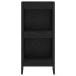 Casa si Gradina - Mobilier - Biblioteci si rafturi - Biblioteci - Dulap pentru carti Stejar Negru 80 x 30 x 155 cm Lemn compozit - Infinity.ro