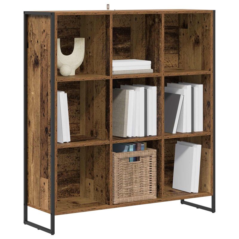 Casa si Gradina - Mobilier - Biblioteci si rafturi - Biblioteci - Dulap pentru carti Lemn Vechi 99.5 x 30 x 108.5 cm - Infinity.ro
