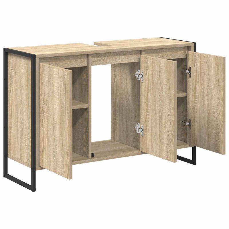 Casa si Gradina - Mobilier - Mobilier baie - Corpuri baie - Dulap de Baie cu usa Sonoma 90 x 30 x 60 cm Lemn compozit - Infinity.ro