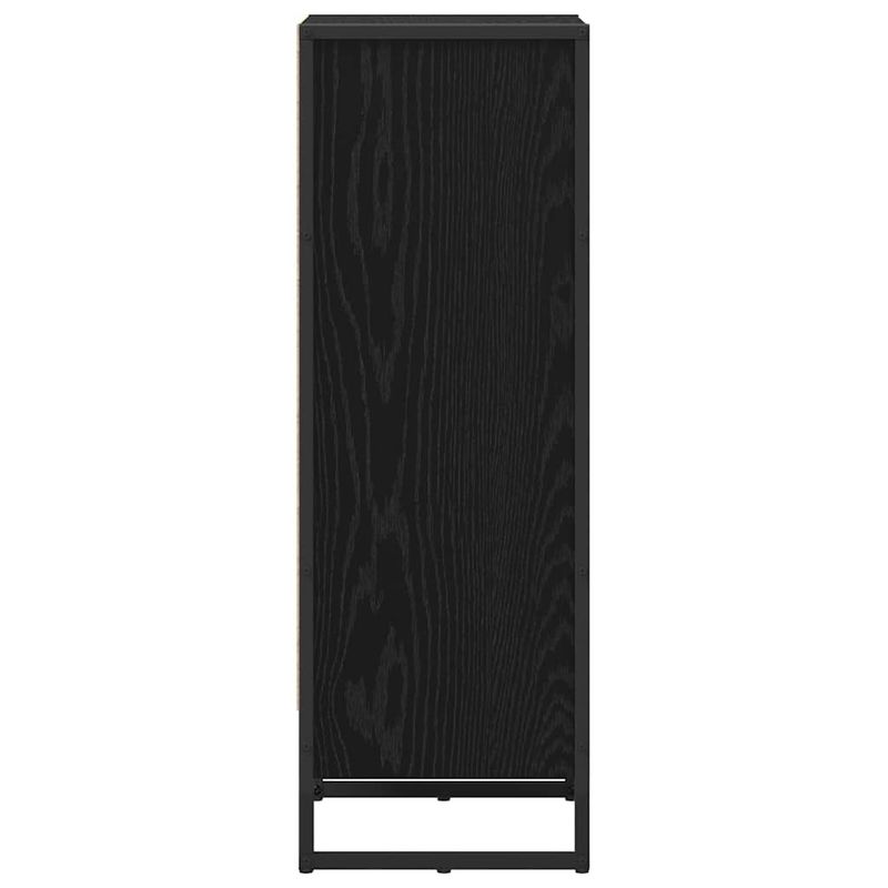 Casa si Gradina - Mobilier - Biblioteci si rafturi - Biblioteci - Dulap pentru carti Stejar Negru 80 x 30 x 155 cm Lemn compozit - Infinity.ro