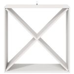 Casa si Gradina - Mobilier - Biblioteci si rafturi - Rafturi - Raft pentru vin 2 pcs Alb 62 x 25 x 62 cm Lemn de pin masiv - Infinity.ro
