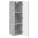 Casa si Gradina - Mobilier - Comode si corpuri - Comode - Dulap TV de perete 2 pcs Beton 30 x 31 x 100 cm Lemn compozit - Infinity.ro