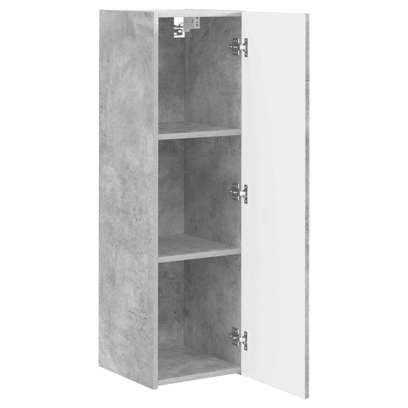 Casa si Gradina - Mobilier - Comode si corpuri - Comode - Dulap TV de perete 2 pcs Beton 30 x 31 x 100 cm Lemn compozit - Infinity.ro