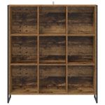 Casa si Gradina - Mobilier - Biblioteci si rafturi - Biblioteci - Dulap pentru carti Lemn Vechi 99.5 x 30 x 108.5 cm - Infinity.ro