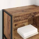Casa si Gradina - Mobilier - Biblioteci si rafturi - Biblioteci - Dulap pentru carti Lemn Vechi 80 x 30 x 155 cm Lemn compozit - Infinity.ro