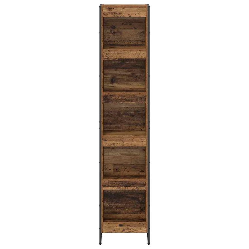 Casa si Gradina - Mobilier - Biblioteci si rafturi - Biblioteci - Dulap pentru carti Lemn Vechi 80 x 30 x 155 cm Lemn compozit - Infinity.ro