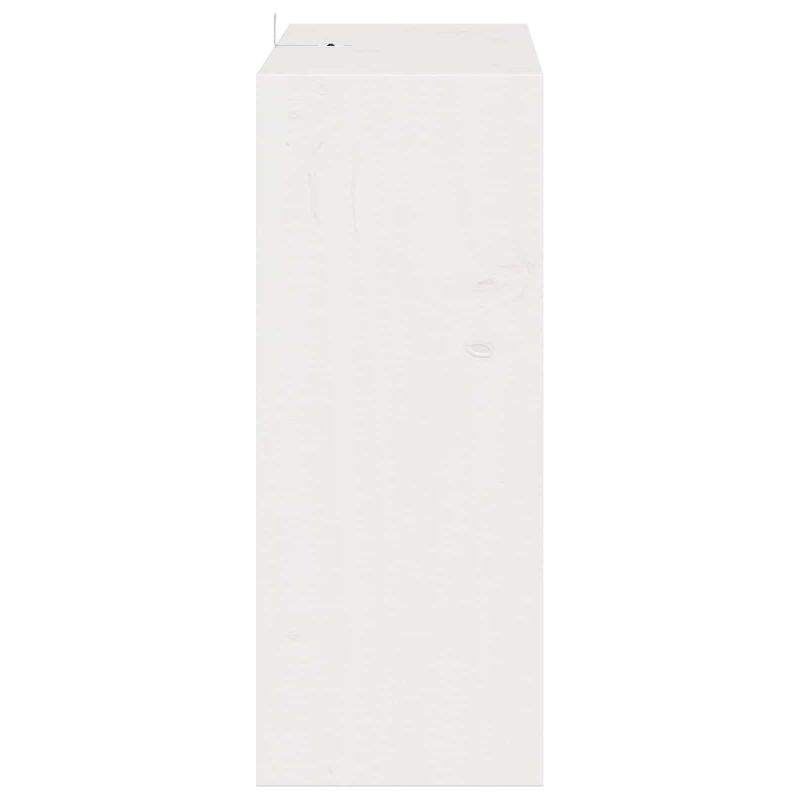 Casa si Gradina - Mobilier - Biblioteci si rafturi - Rafturi - Raft pentru vin 2 pcs Alb 62 x 25 x 62 cm Lemn de pin masiv - Infinity.ro