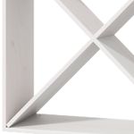 Casa si Gradina - Mobilier - Biblioteci si rafturi - Rafturi - Raft pentru vin 2 pcs Alb 62 x 25 x 62 cm Lemn de pin masiv - Infinity.ro