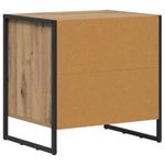 Casa si Gradina - Mobilier - Comode si corpuri - Noptiere - Noptiera Stejar artizanal 50 x 39.5 x 50 cm Lemn compozit - Infinity.ro