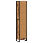 Casa si Gradina - Mobilier - Biblioteci si rafturi - Biblioteci - Dulap pentru carti Lemn Vechi 80 x 30 x 155 cm Lemn compozit - Infinity.ro