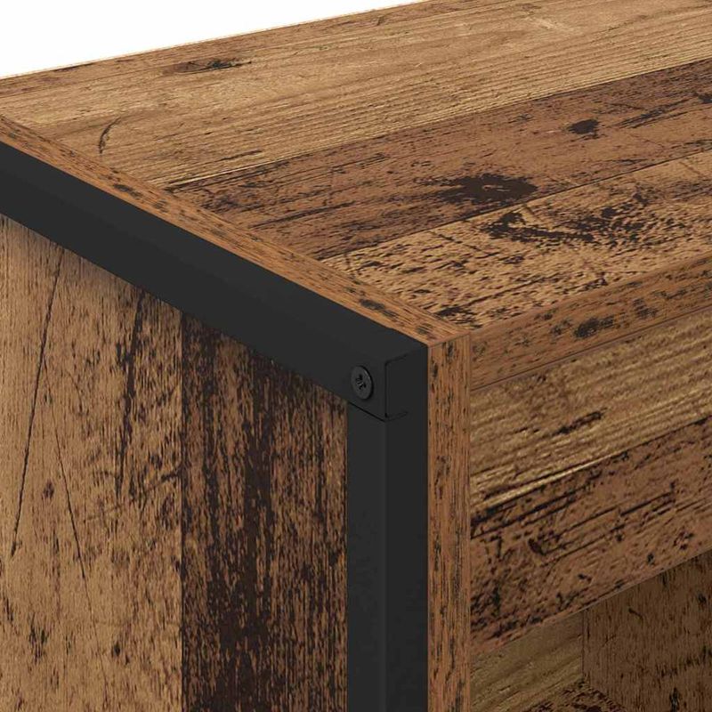 Casa si Gradina - Mobilier - Biblioteci si rafturi - Biblioteci - Dulap pentru carti Lemn Vechi 80 x 30 x 155 cm Lemn compozit - Infinity.ro