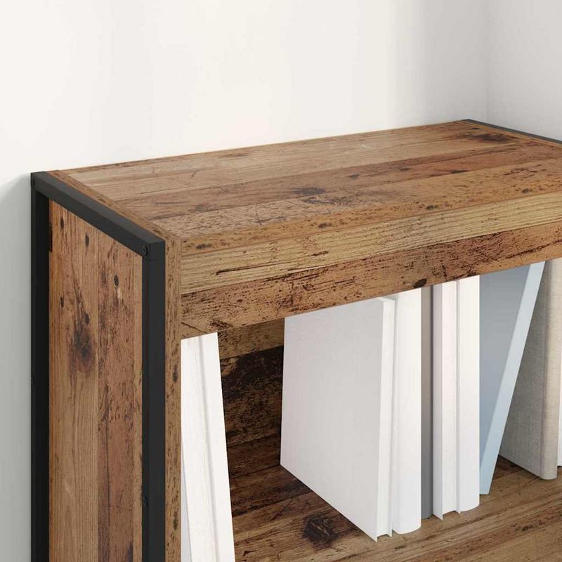 Casa si Gradina - Mobilier - Biblioteci si rafturi - Biblioteci - Dulap pentru carti Lemn Vechi 80 x 30 x 155 cm Lemn compozit - Infinity.ro