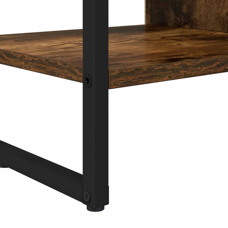 Casa si Gradina - Mobilier - Comode si corpuri - Comode - Dulap lateral Stejar fumuriu 96.5 x 30 x 75 cm Lemn compozit - Infinity.ro
