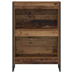 Casa si Gradina - Mobilier - Biblioteci si rafturi - Biblioteci - Dulap pentru carti Lemn Vechi 80 x 30 x 155 cm Lemn compozit - Infinity.ro