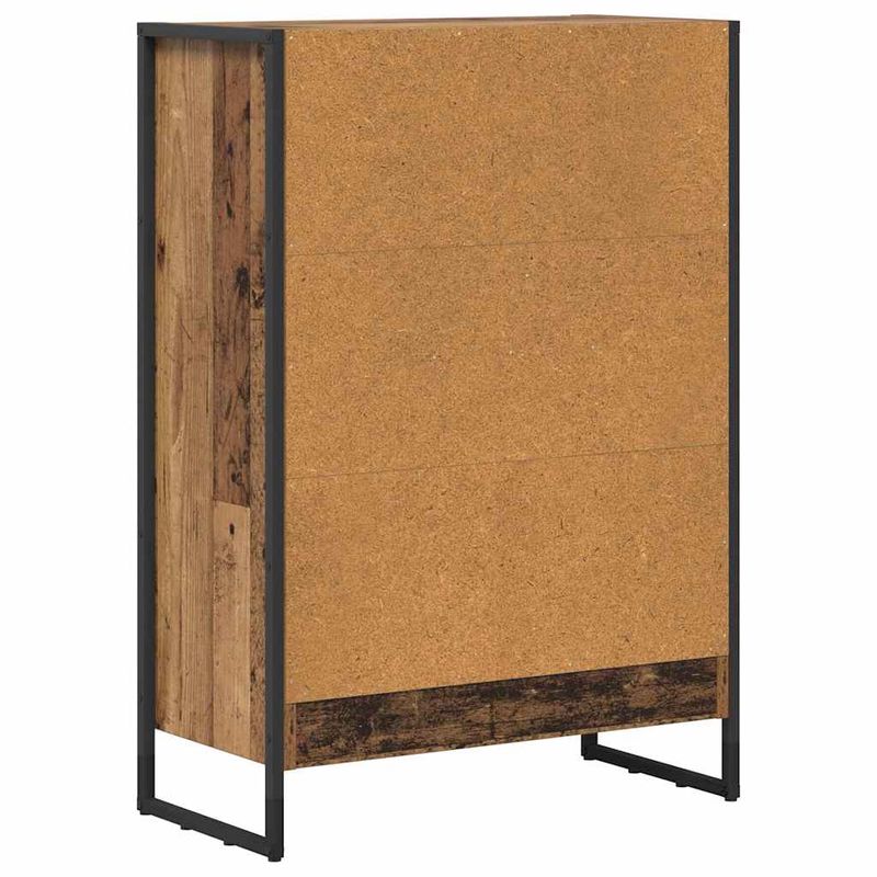 Casa si Gradina - Mobilier - Biblioteci si rafturi - Biblioteci - Dulap pentru carti Lemn Vechi 80 x 30 x 155 cm Lemn compozit - Infinity.ro