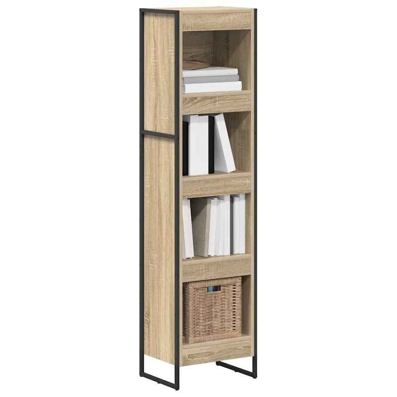 Casa si Gradina - Mobilier - Biblioteci si rafturi - Biblioteci - Dulap pentru carti Sonoma 80 x 30 x 155 cm Lemn compozit - Infinity.ro
