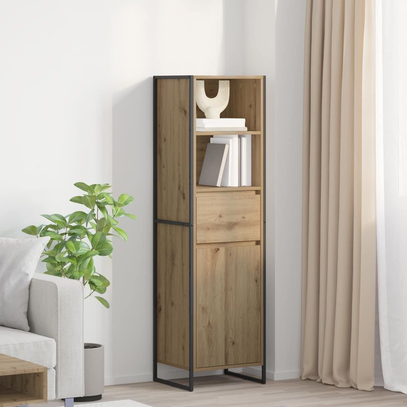 Casa si Gradina - Mobilier - Comode si corpuri - Comode - Dulap pentru carti Stejar artizanal 43 x 36 x 150.5 cm - Infinity.ro