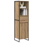 Casa si Gradina - Mobilier - Comode si corpuri - Comode - Dulap pentru carti Stejar artizanal 43 x 36 x 150.5 cm - Infinity.ro