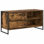Casa si Gradina - Mobilier - Comode si corpuri - Comode - Cabinet TV Stejar fumuriu 100 x 36 x 49,5 cm Lemn compozit - Infinity.ro