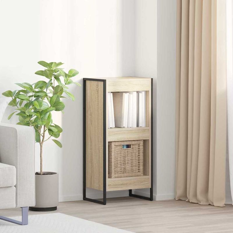 Casa si Gradina - Mobilier - Biblioteci si rafturi - Biblioteci - Dulap pentru carti Sonoma 80 x 30 x 155 cm Lemn compozit - Infinity.ro