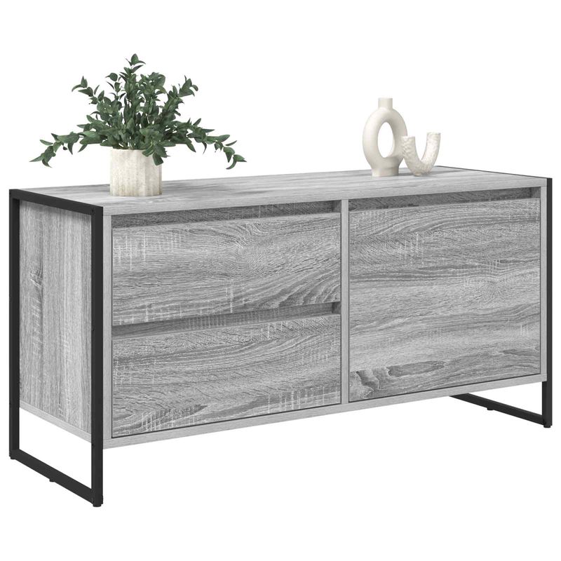 Casa si Gradina - Mobilier - Comode si corpuri - Comode - Cabinet TV Gri Sonoma 100 x 36 x 49.5 cm Lemn compozit - Infinity.ro