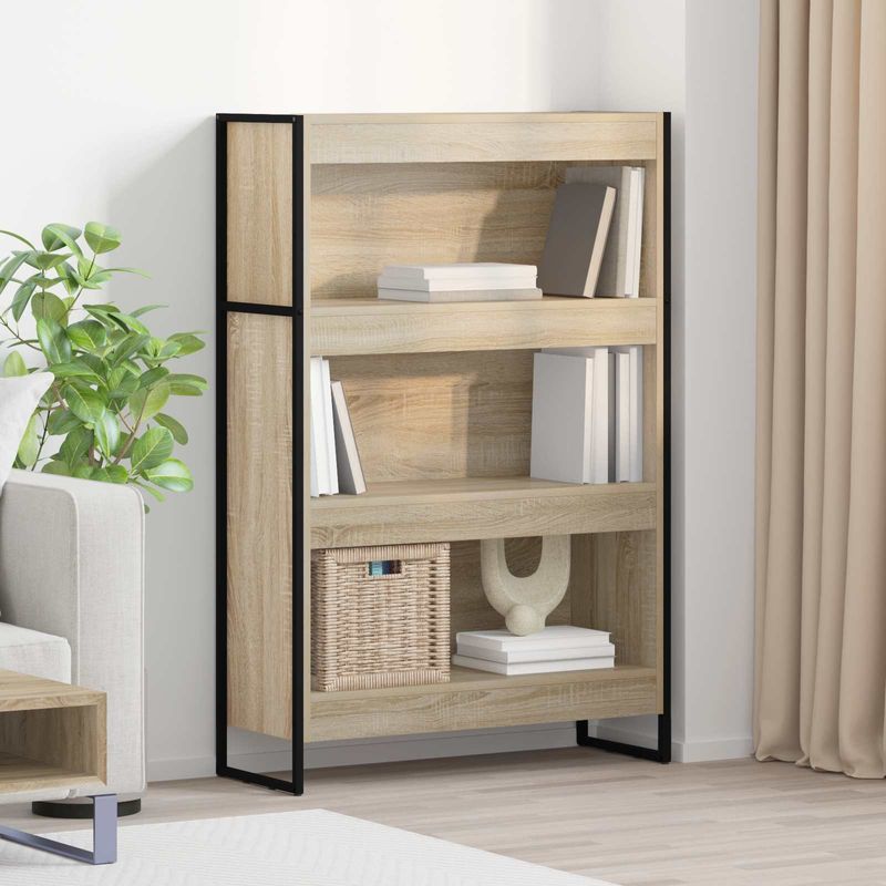 Casa si Gradina - Mobilier - Biblioteci si rafturi - Biblioteci - Dulap pentru carti Sonoma 80 x 30 x 155 cm Lemn compozit - Infinity.ro