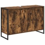 Casa si Gradina - Mobilier - Mobilier baie - Corpuri baie - Dulap de Baie Stejar fumuriu 90 x 30 x 60 cm Lemn compozit - Infinity.ro