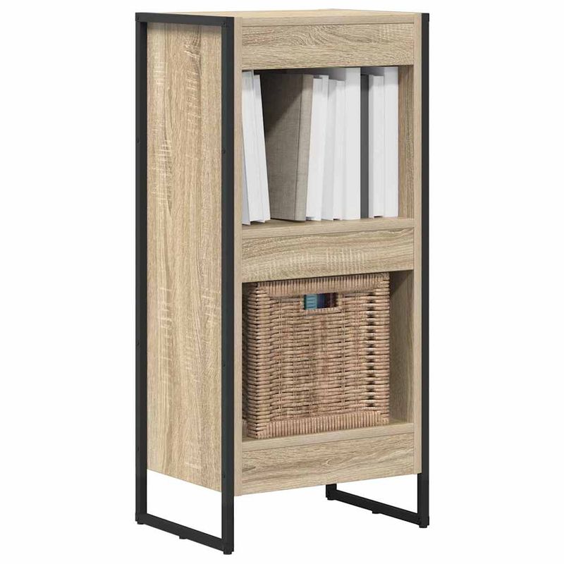 Casa si Gradina - Mobilier - Biblioteci si rafturi - Biblioteci - Dulap pentru carti Sonoma 80 x 30 x 155 cm Lemn compozit - Infinity.ro
