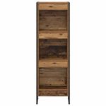 Casa si Gradina - Mobilier - Biblioteci si rafturi - Biblioteci - Dulap pentru carti Lemn Vechi 80 x 30 x 155 cm Lemn compozit - Infinity.ro