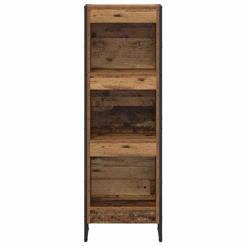 Casa si Gradina - Mobilier - Biblioteci si rafturi - Biblioteci - Dulap pentru carti Lemn Vechi 80 x 30 x 155 cm Lemn compozit - Infinity.ro