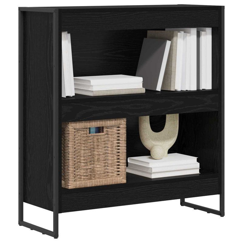 Casa si Gradina - Mobilier - Biblioteci si rafturi - Biblioteci - Dulap pentru carti Stejar Negru 80 x 30 x 155 cm Lemn compozit - Infinity.ro