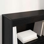 Casa si Gradina - Mobilier - Biblioteci si rafturi - Biblioteci - Dulap pentru carti Stejar Negru 80 x 30 x 155 cm Lemn compozit - Infinity.ro