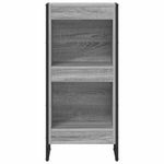 Casa si Gradina - Mobilier - Biblioteci si rafturi - Biblioteci - Dulap pentru carti Gri Sonoma 80 x 30 x 155 cm Lemn compozit - Infinity.ro